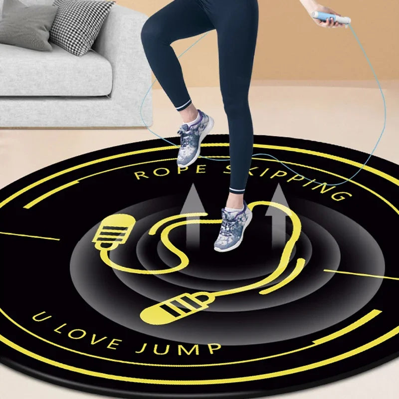 Extra Thick Round Skipping Mat